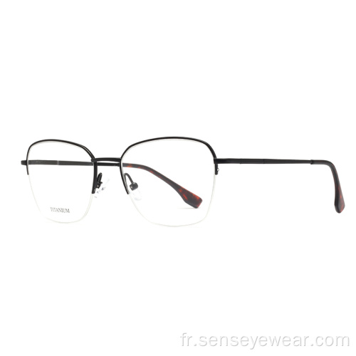 Wholesale femmes mémoire titane lunettes optiques